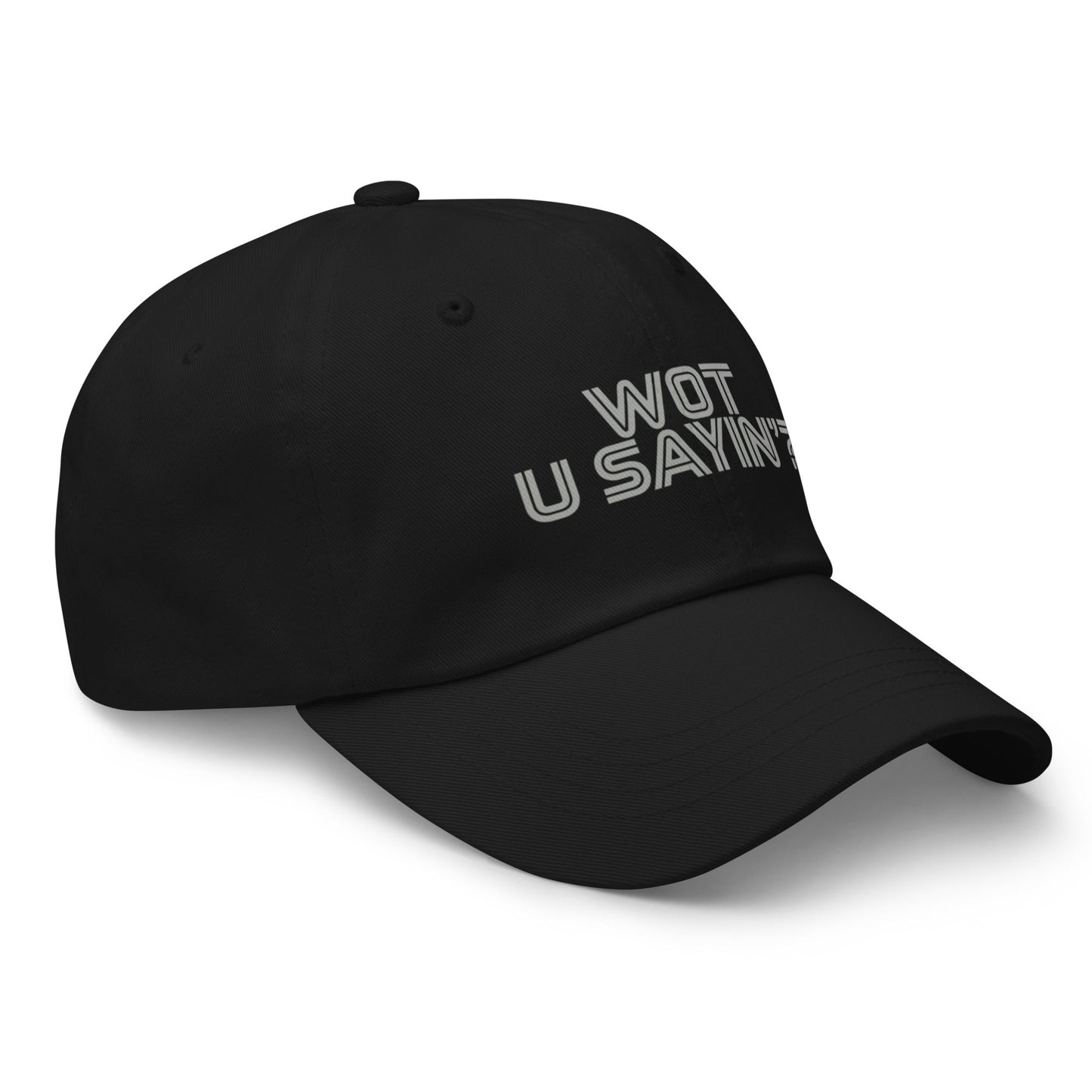 Wot you sayin'? Baseball Cap - str8 off the streets of Muthaphukkin Radford - Hip-Hop Biker Gear - exclusive designs by SoloMCs.com