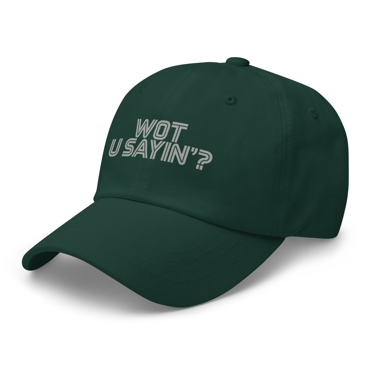 Wot you sayin'? Baseball Cap - str8 off the streets of Muthaphukkin Radford - Hip-Hop Biker Gear - exclusive designs by SoloMCs.com