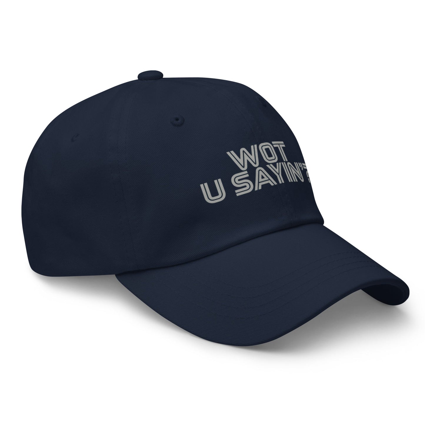 Wot you sayin'? Baseball Cap - str8 off the streets of Muthaphukkin Radford - Hip-Hop Biker Gear - exclusive designs by SoloMCs.com