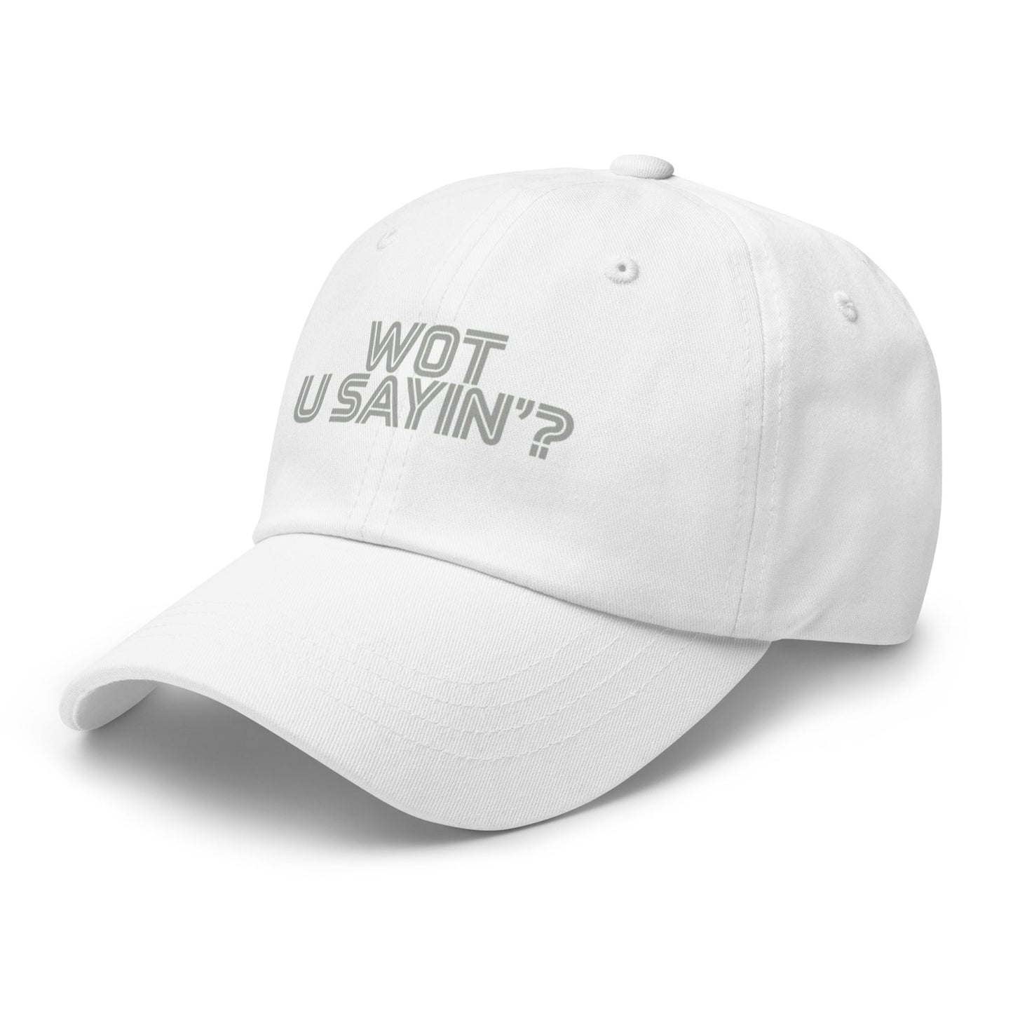 Wot you sayin'? Baseball Cap - str8 off the streets of Muthaphukkin Radford - Hip-Hop Biker Gear - exclusive designs by SoloMCs.com