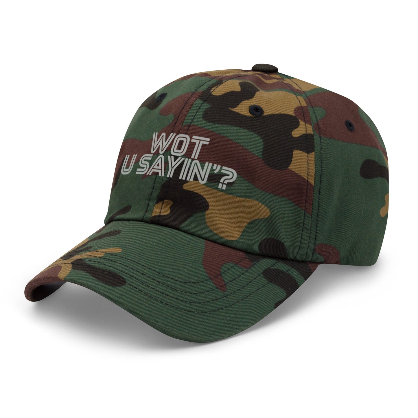 Wot you sayin'? Baseball Cap - str8 off the streets of Muthaphukkin Radford - Hip-Hop Biker Gear - exclusive designs by SoloMCs.com