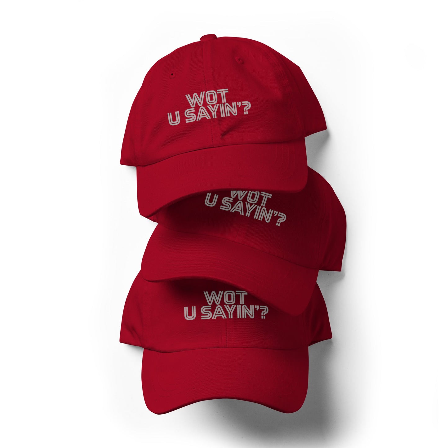 Wot you sayin'? Baseball Cap - str8 off the streets of Muthaphukkin Radford - Hip-Hop Biker Gear - exclusive designs by SoloMCs.com