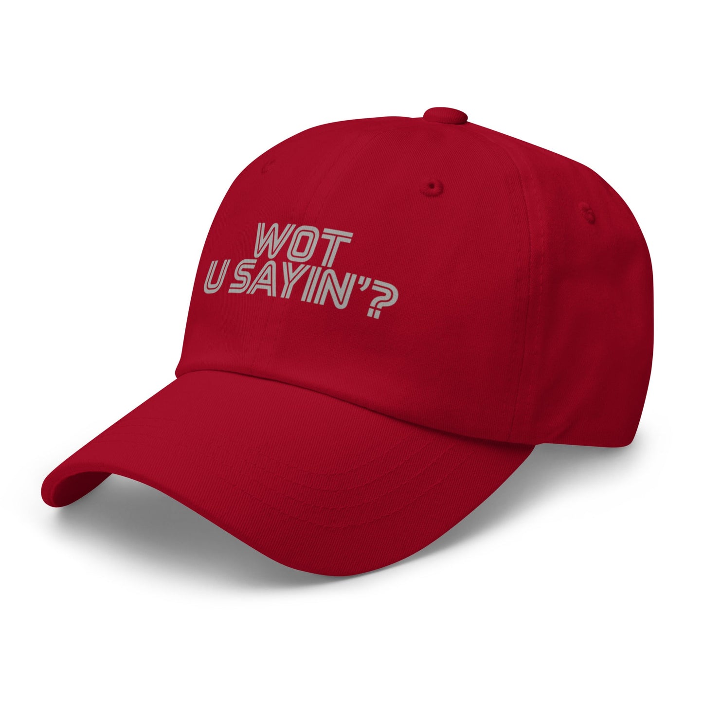 Wot you sayin'? Baseball Cap - str8 off the streets of Muthaphukkin Radford - Hip-Hop Biker Gear - exclusive designs by SoloMCs.com