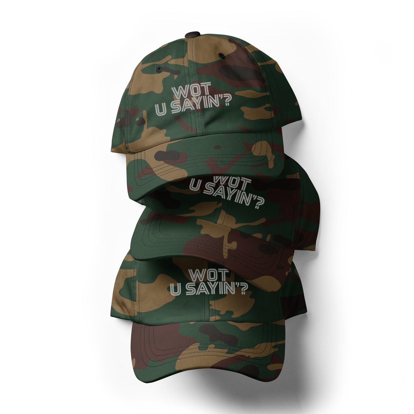 Wot you sayin'? Baseball Cap - str8 off the streets of Muthaphukkin Radford - Hip-Hop Biker Gear - exclusive designs by SoloMCs.com