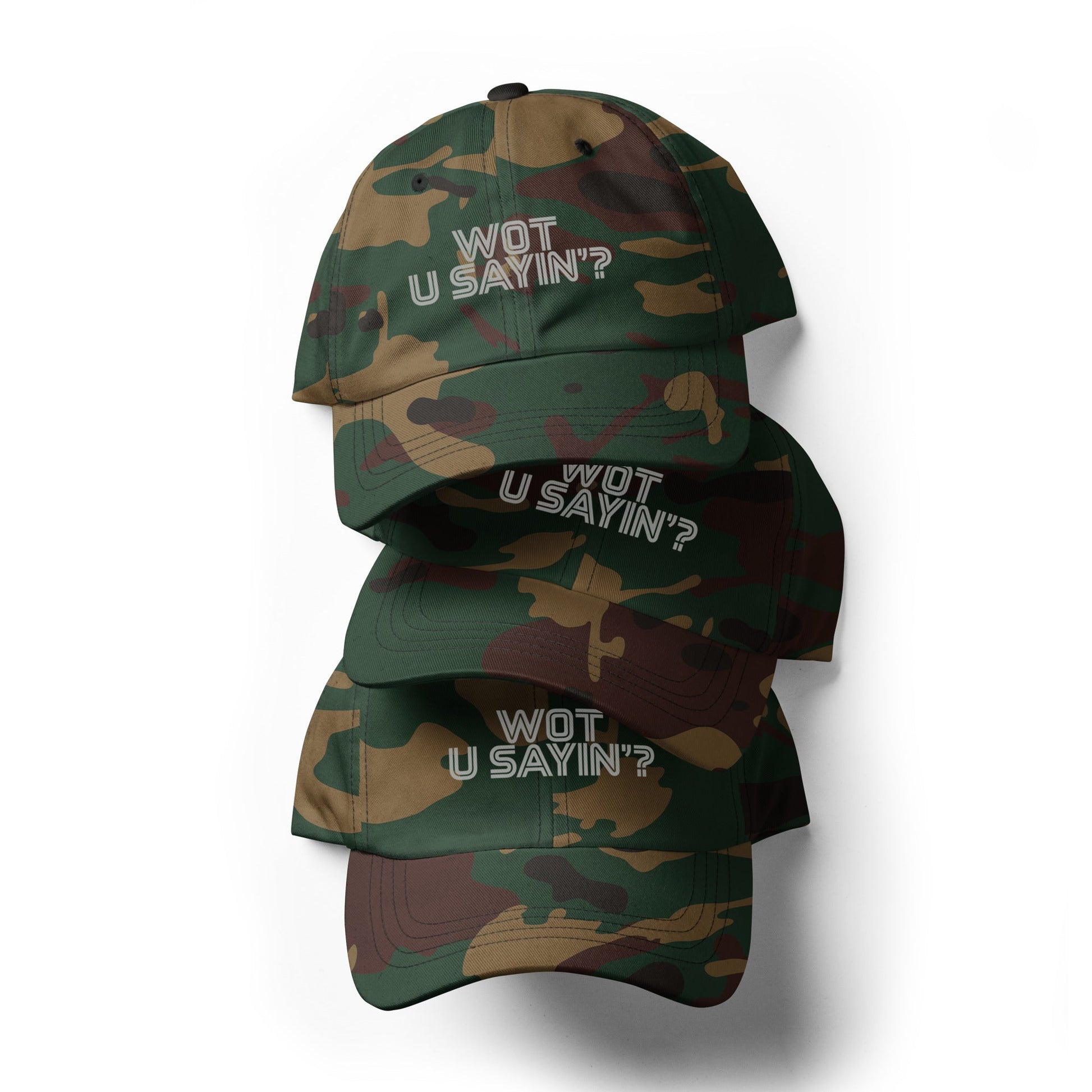 Wot you sayin'? Baseball Cap - str8 off the streets of Muthaphukkin Radford - Hip-Hop Biker Gear - exclusive designs by SoloMCs.com
