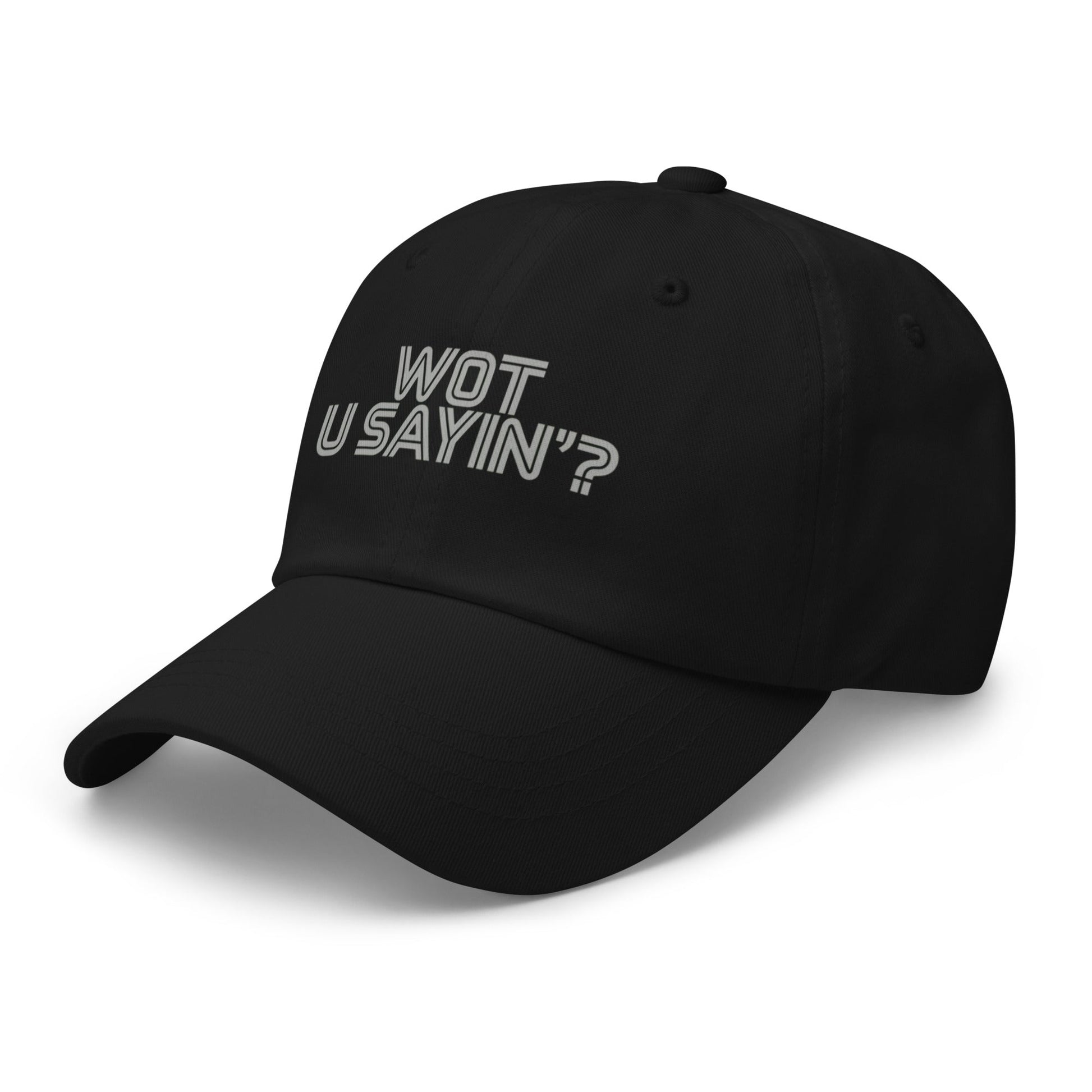 Wot you sayin'? Baseball Cap - str8 off the streets of Muthaphukkin Radford - Hip-Hop Biker Gear - exclusive designs by SoloMCs.com