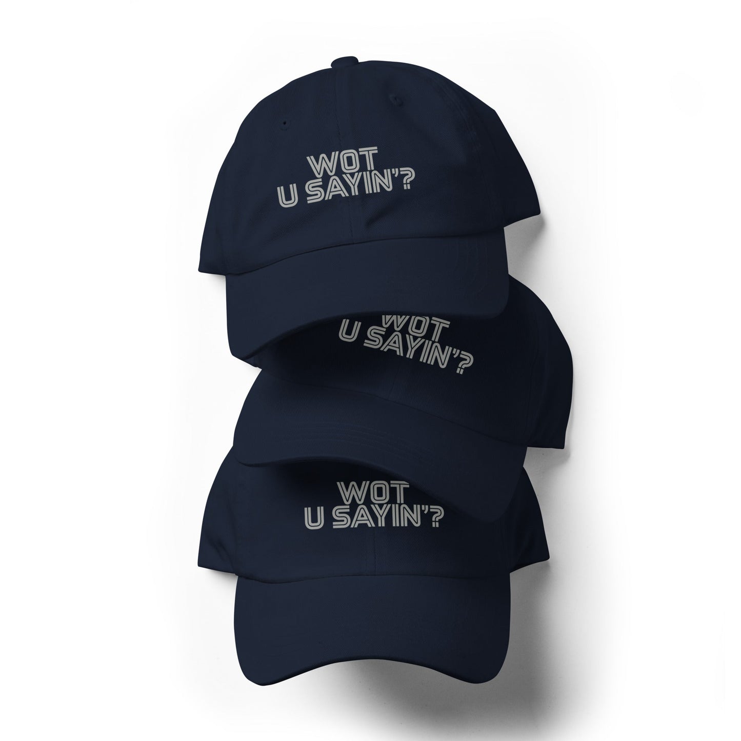 Wot you sayin'? Baseball Cap - str8 off the streets of Muthaphukkin Radford - Hip-Hop Biker Gear - exclusive designs by SoloMCs.com