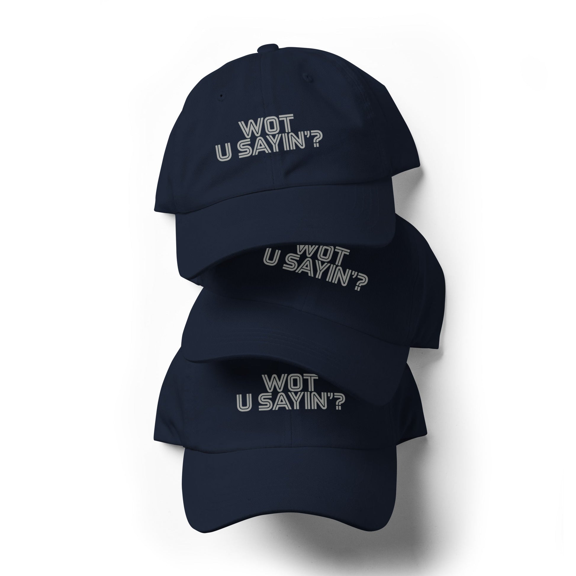 Wot you sayin'? Baseball Cap - str8 off the streets of Muthaphukkin Radford - Hip-Hop Biker Gear - exclusive designs by SoloMCs.com