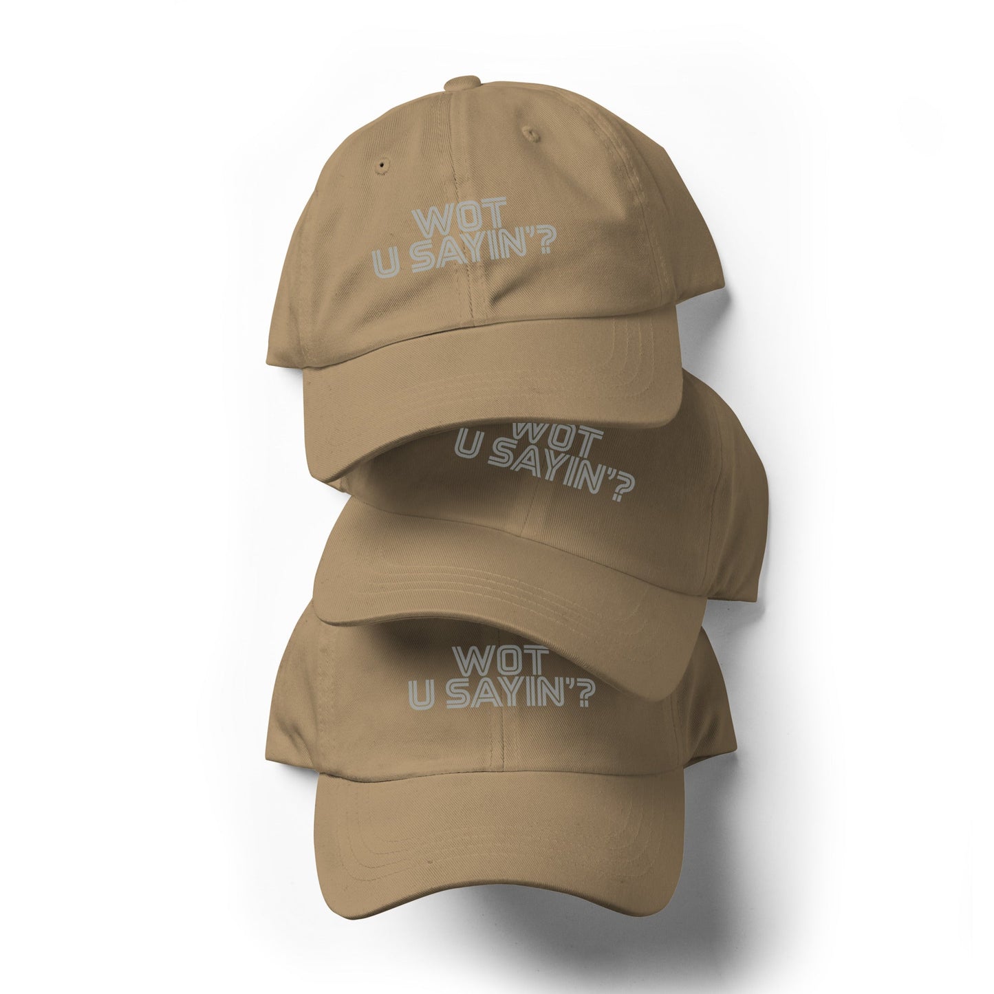Wot you sayin'? Baseball Cap - str8 off the streets of Muthaphukkin Radford - Hip-Hop Biker Gear - exclusive designs by SoloMCs.com