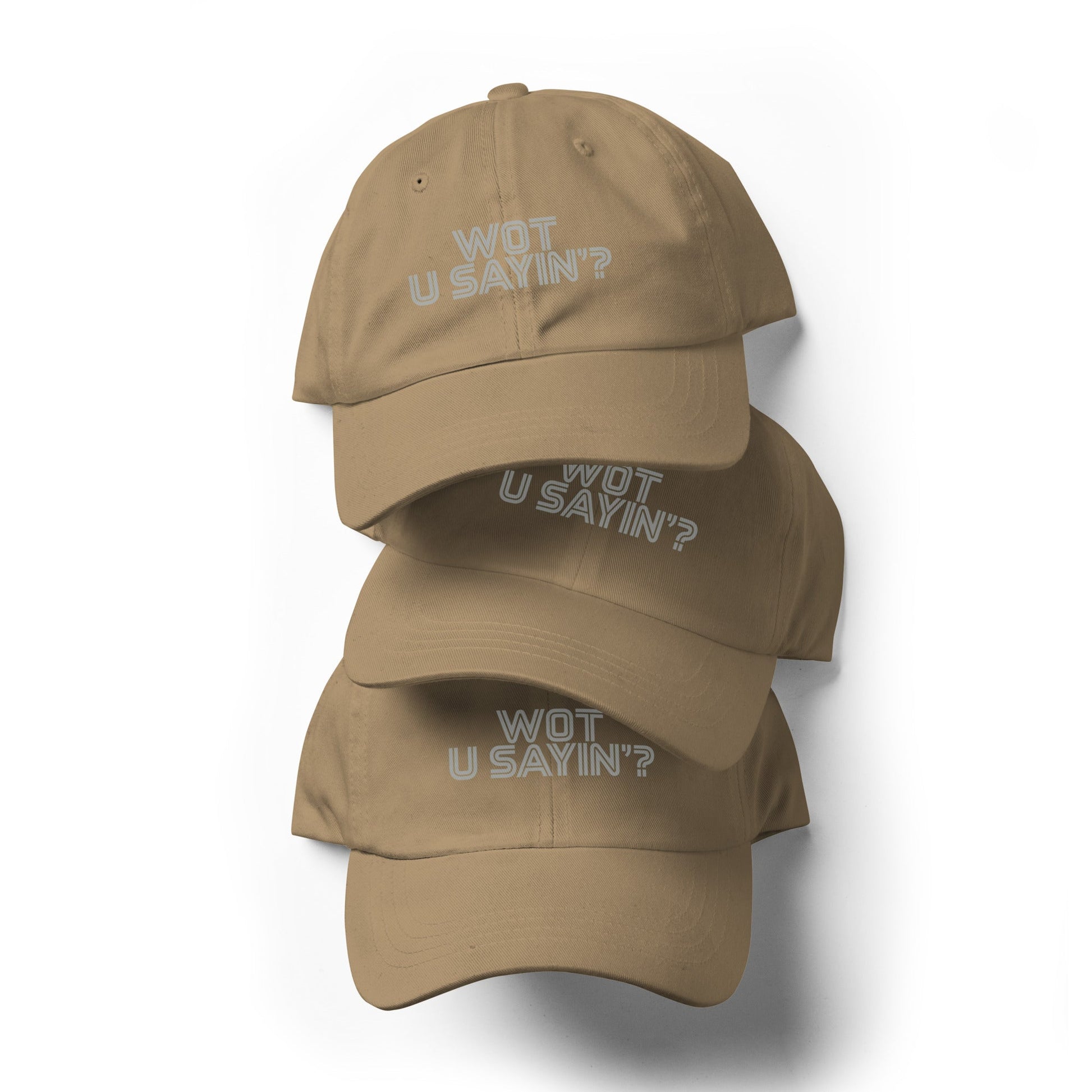 Wot you sayin'? Baseball Cap - str8 off the streets of Muthaphukkin Radford - Hip-Hop Biker Gear - exclusive designs by SoloMCs.com