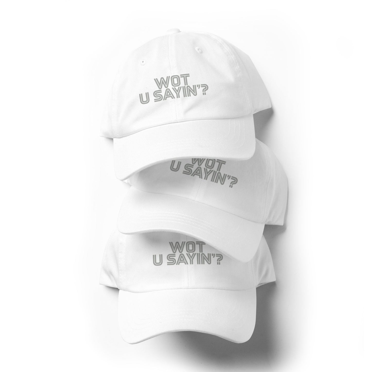 Wot you sayin'? Baseball Cap - str8 off the streets of Muthaphukkin Radford - Hip-Hop Biker Gear - exclusive designs by SoloMCs.com