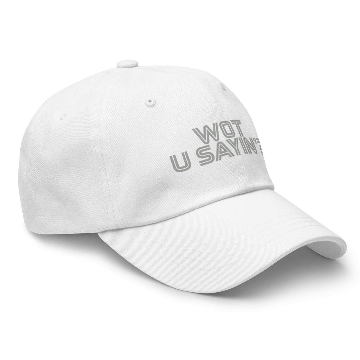 Wot you sayin'? Baseball Cap - str8 off the streets of Muthaphukkin Radford - Hip-Hop Biker Gear - exclusive designs by SoloMCs.com