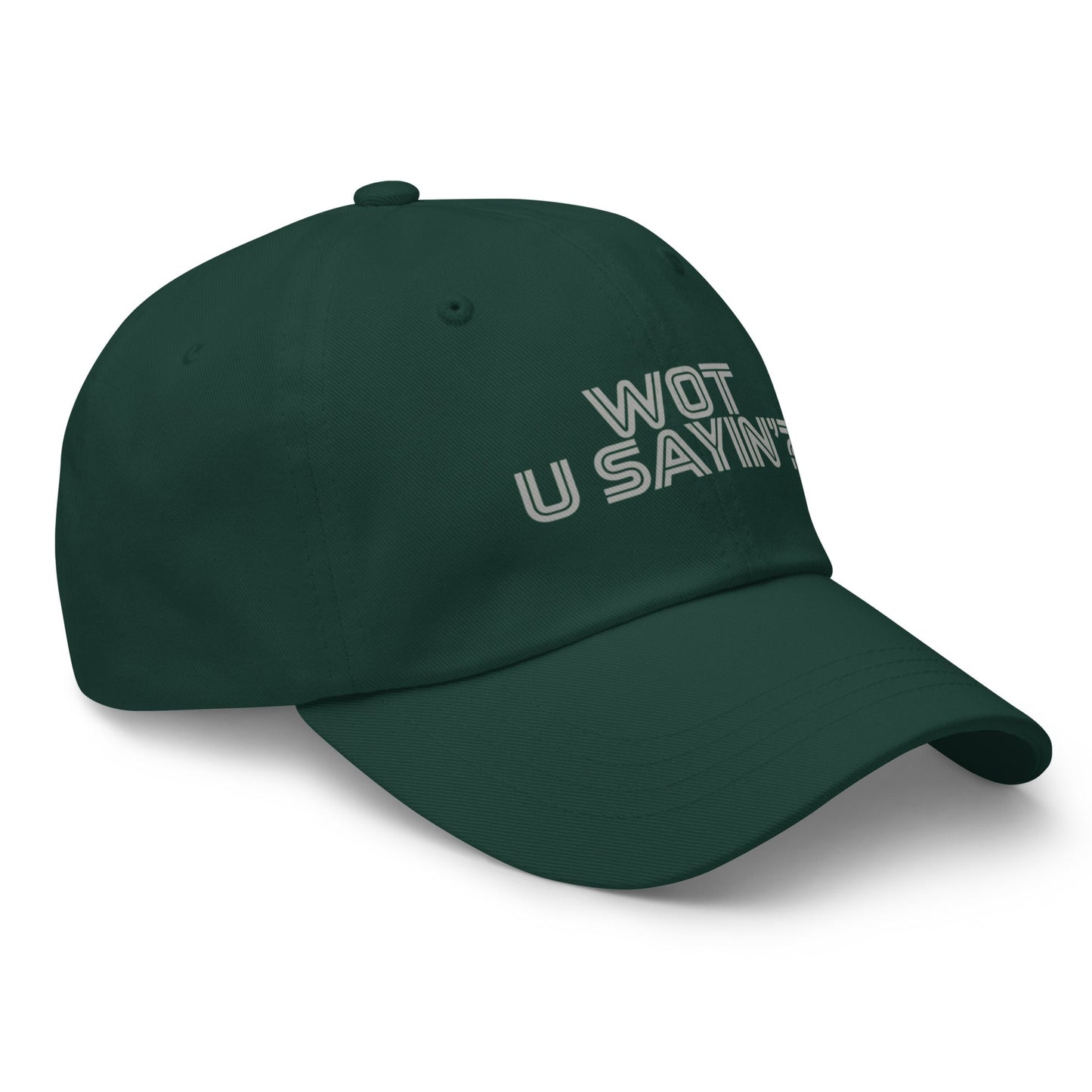 Wot you sayin'? Baseball Cap - str8 off the streets of Muthaphukkin Radford - Hip-Hop Biker Gear - exclusive designs by SoloMCs.com