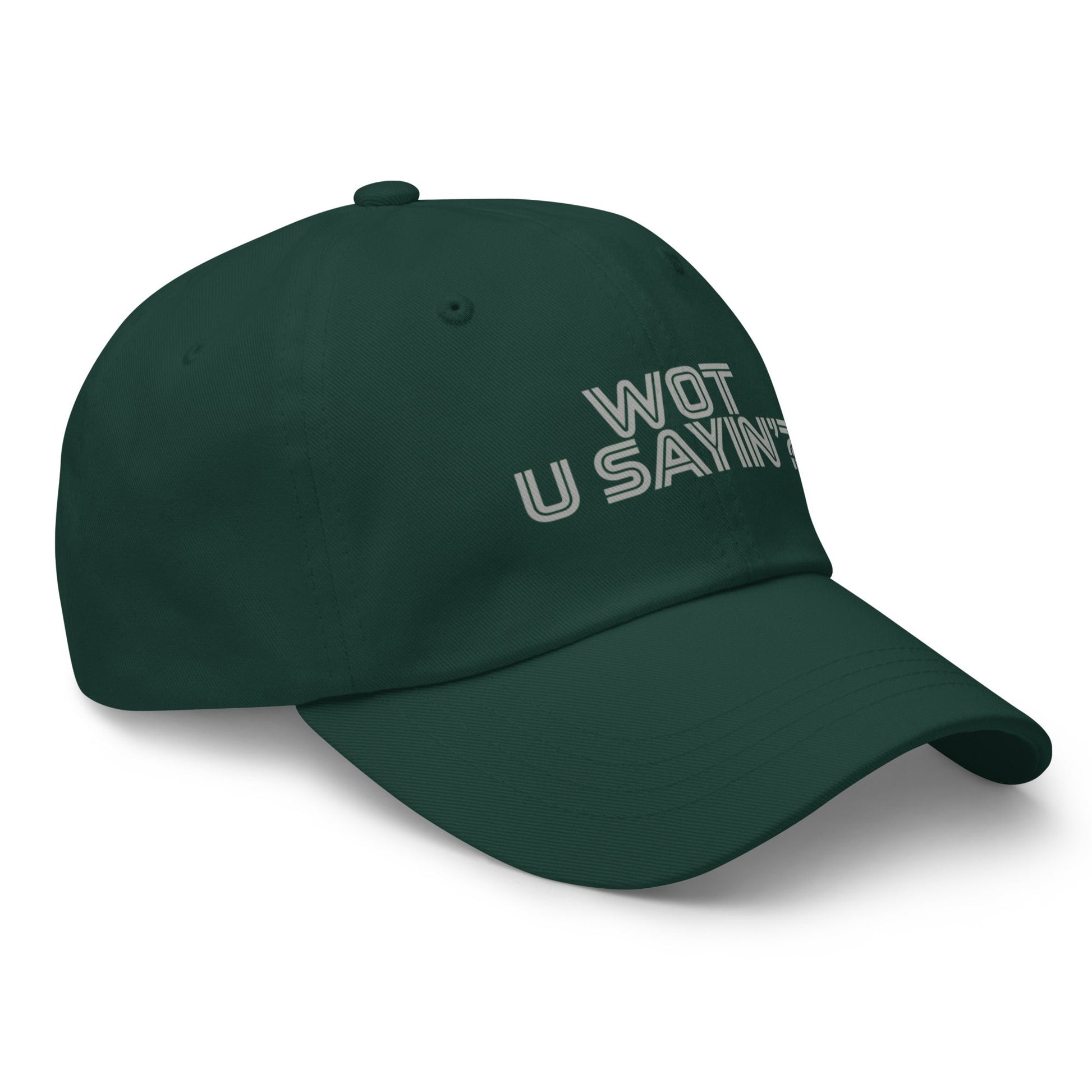 Wot you sayin'? Baseball Cap - str8 off the streets of Muthaphukkin Radford - Hip-Hop Biker Gear - exclusive designs by SoloMCs.com