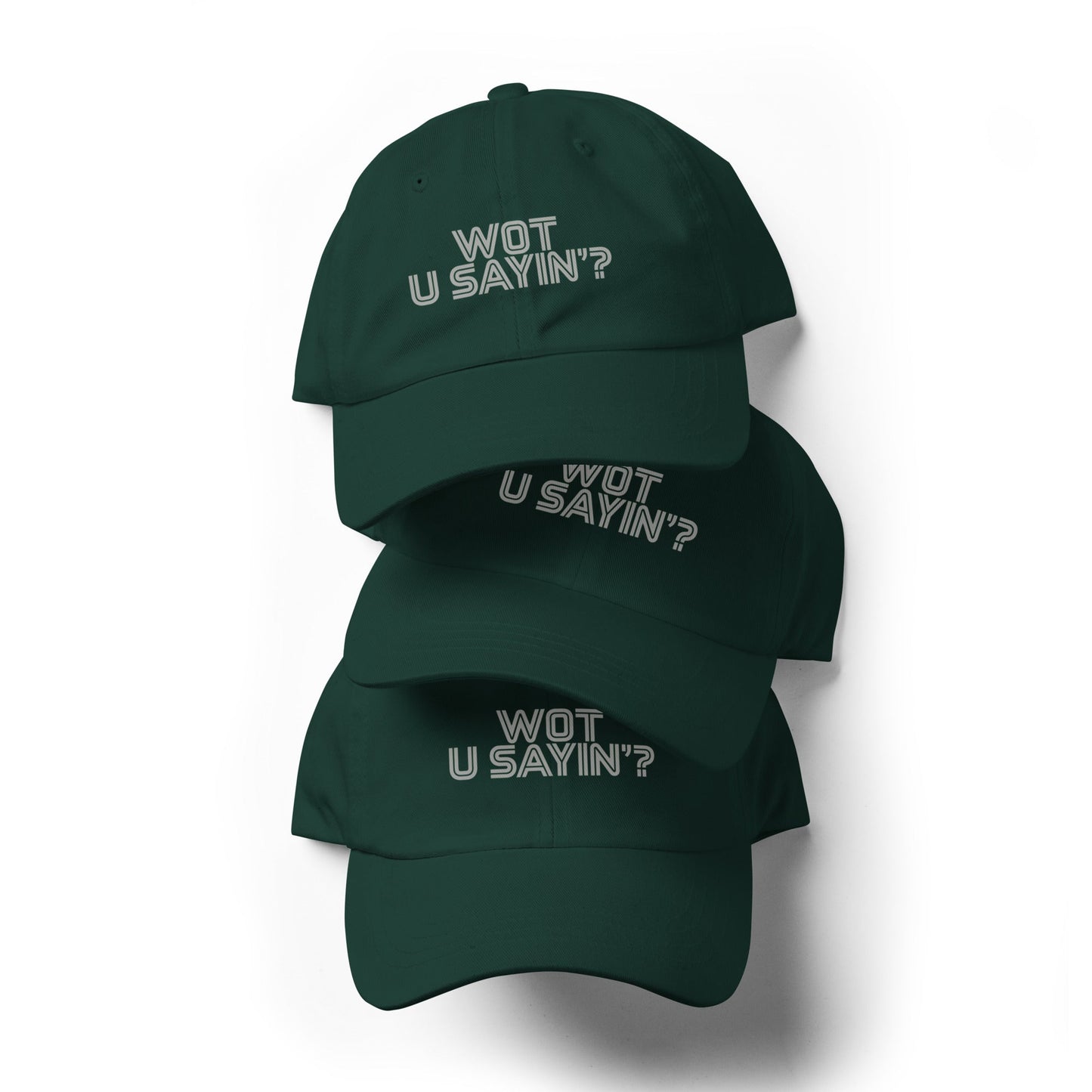 Wot you sayin'? Baseball Cap - str8 off the streets of Muthaphukkin Radford - Hip-Hop Biker Gear - exclusive designs by SoloMCs.com