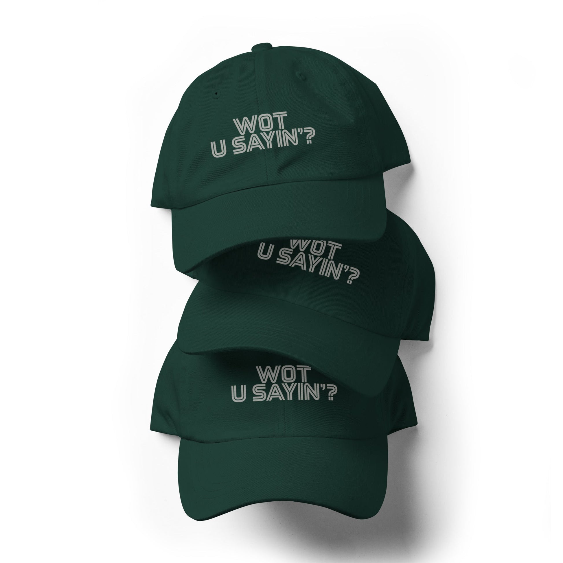 Wot you sayin'? Baseball Cap - str8 off the streets of Muthaphukkin Radford - Hip-Hop Biker Gear - exclusive designs by SoloMCs.com
