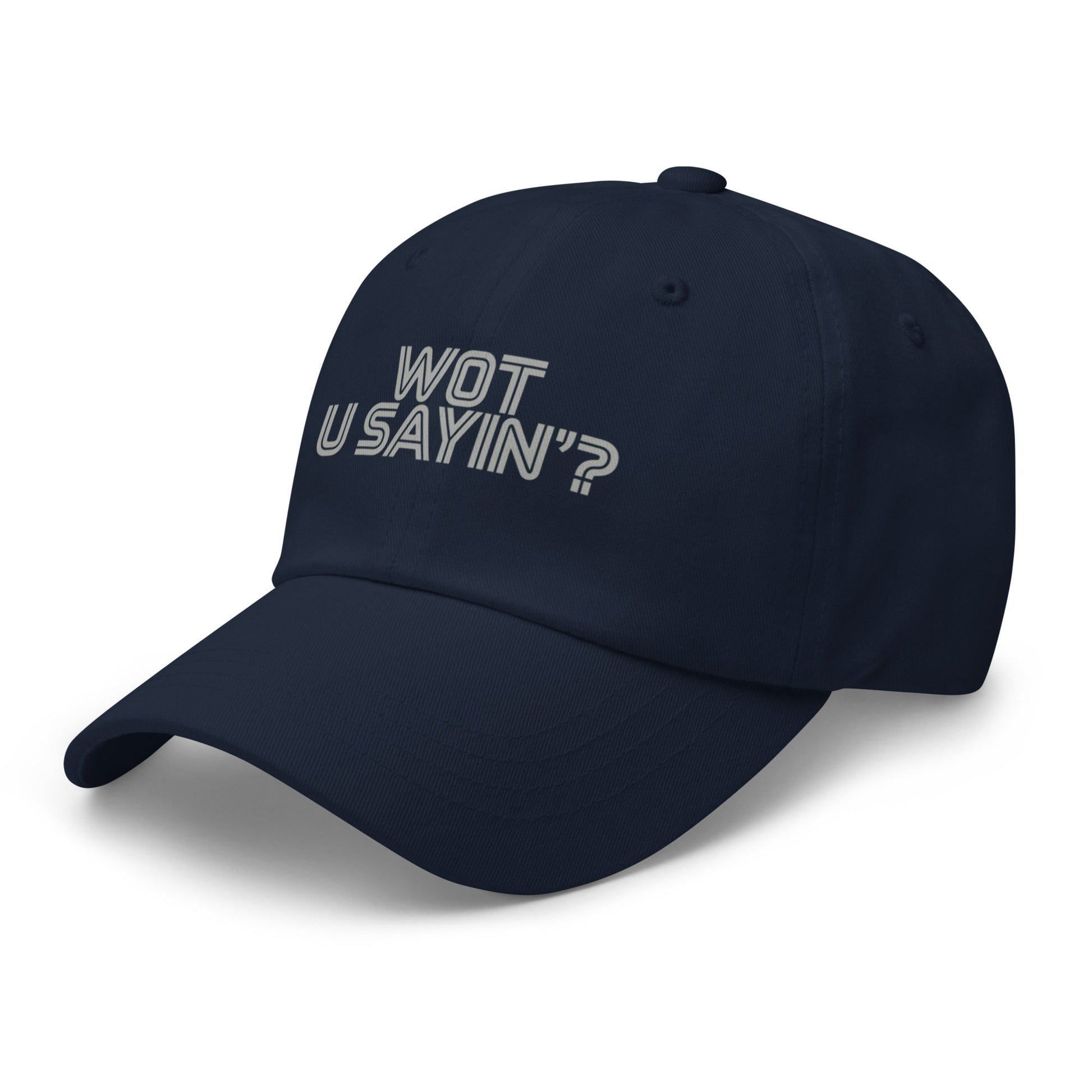 Wot you sayin'? Baseball Cap - str8 off the streets of Muthaphukkin Radford - Hip-Hop Biker Gear - exclusive designs by SoloMCs.com